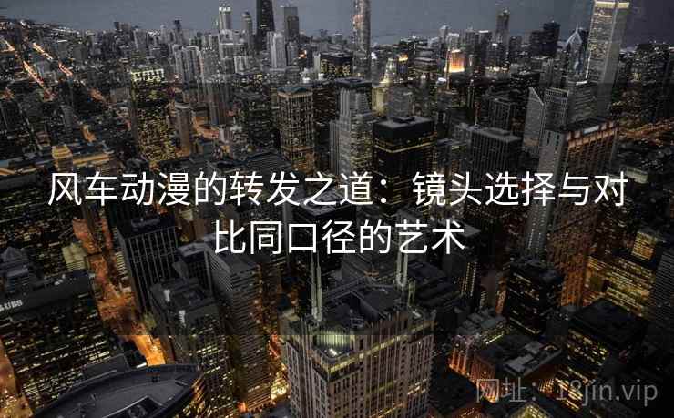 风车动漫的转发之道：镜头选择与对比同口径的艺术
